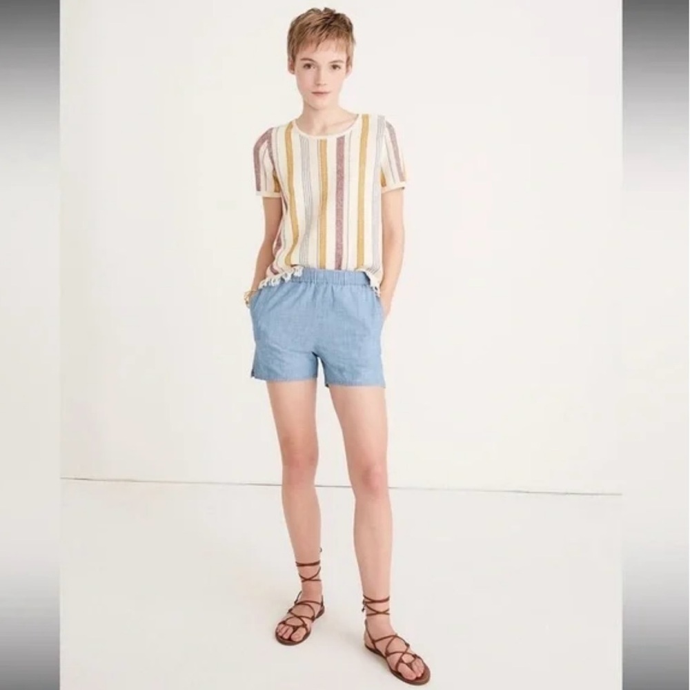 Madewell Elastic Waist Pull On Shorts Size Small